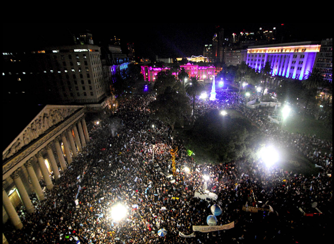 Mass Protests Argentina Price Inflation