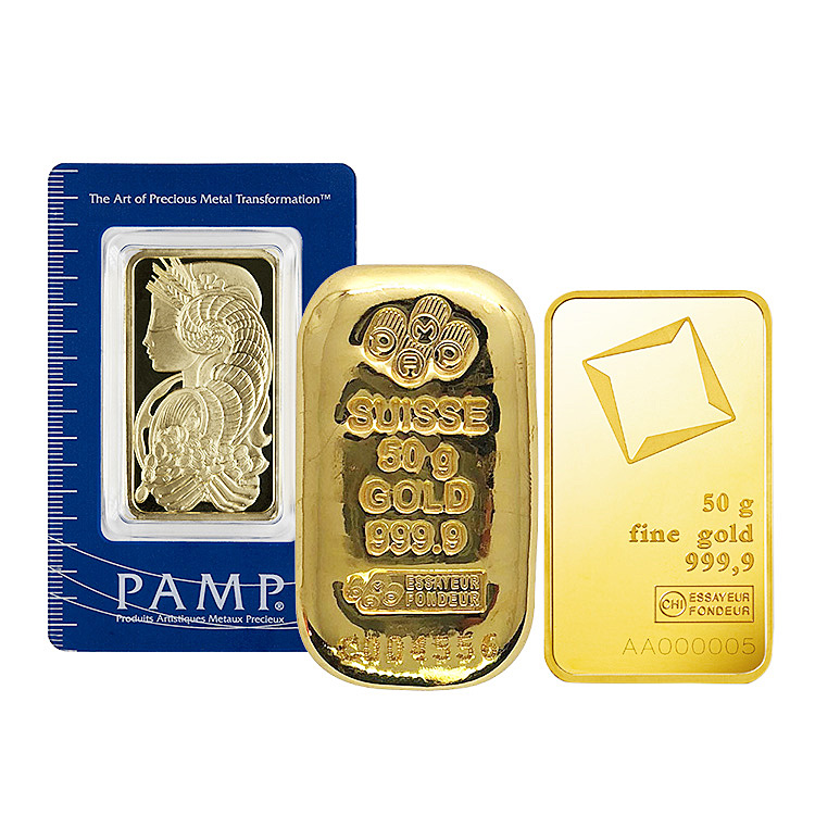 50 Gram Gold Bar - Our Choice