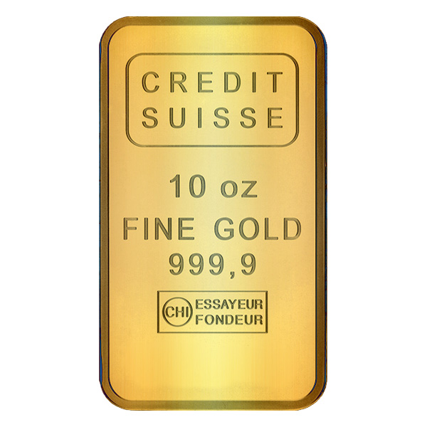 10 oz Credit Suisse Gold Bar