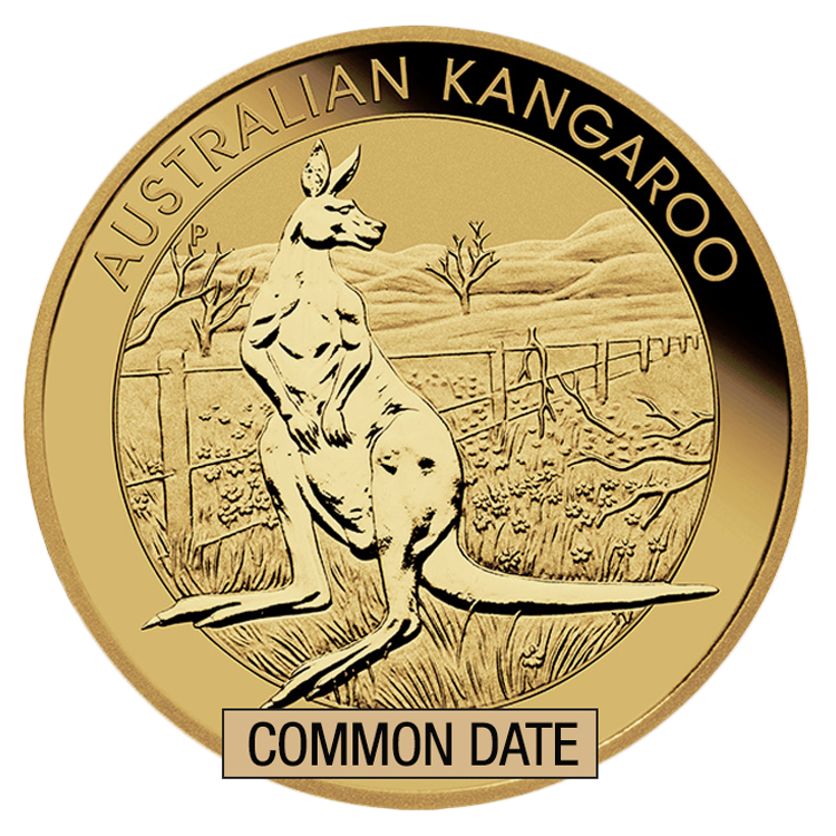 1 oz Australian Kangaroo Gold Coin (Common Date)