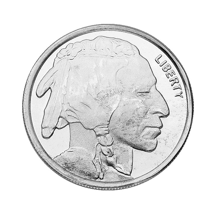 1/10 oz Silver Buffalo Round for sale at GoldSilver®