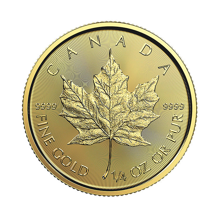 1/4 oz Gold Maple Leaf Coin Date) Buy Online at GoldSilver®