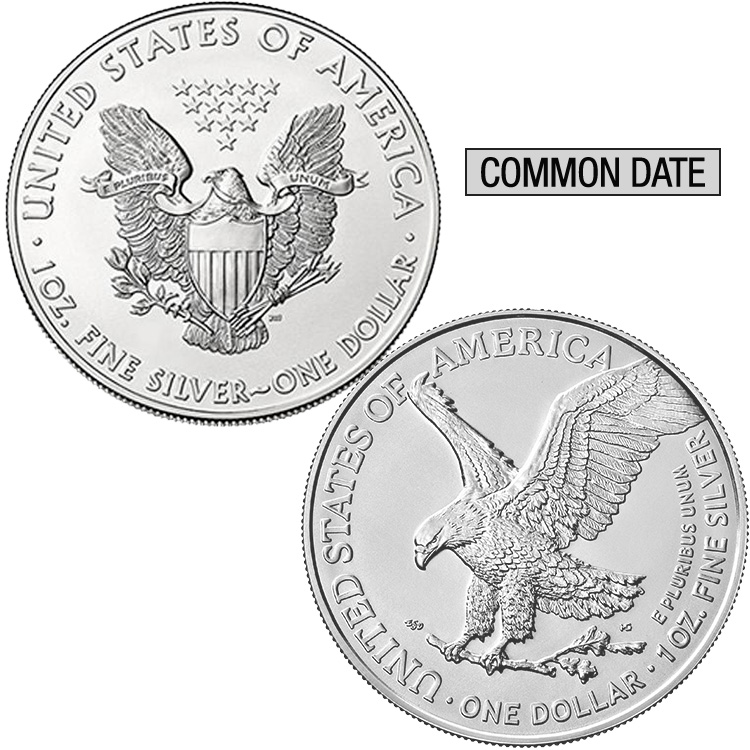 American Silver Eagle 1oz .999 Limited Ed Silver Dollar Coin Golden Retreiver 