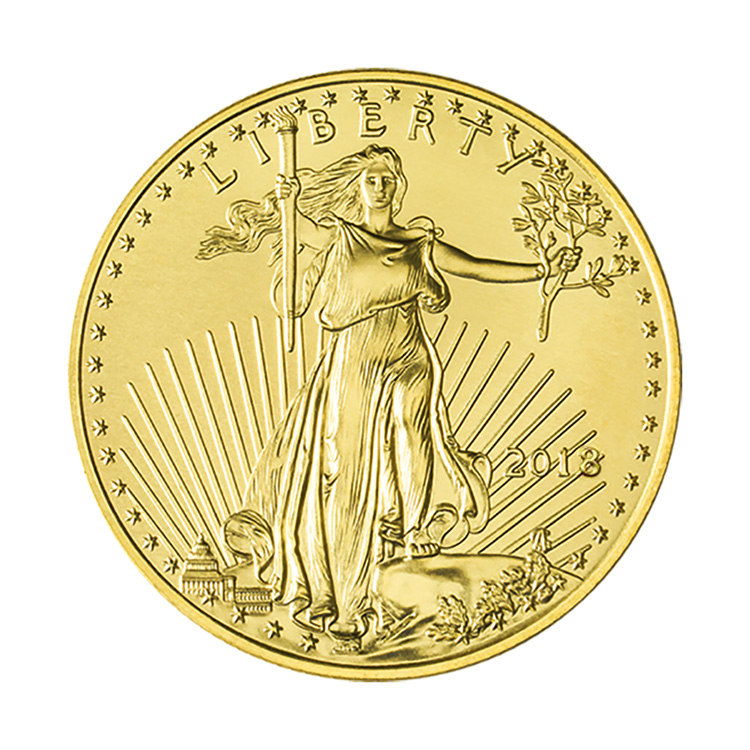 1/2 oz American Gold Eagle Coin (2018) - Buy Online at GoldSilver®