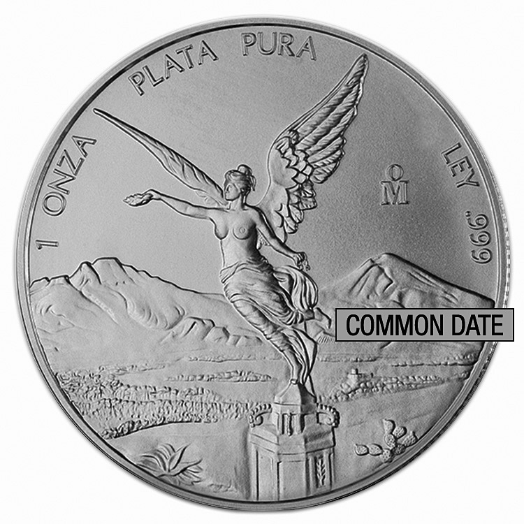 1 oz Mexican Silver Libertad (Common Date)