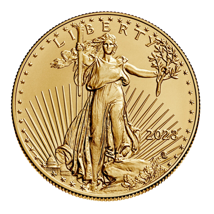 1/2 oz American Eagle Gold Coin (Common Date)