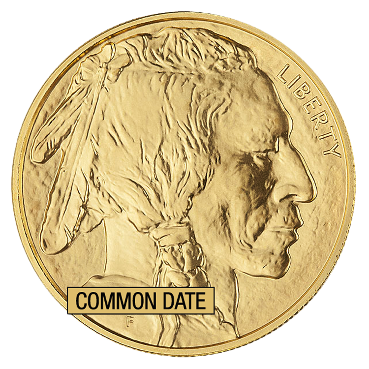 1 oz American Gold Buffalo Coin (Common Date) front