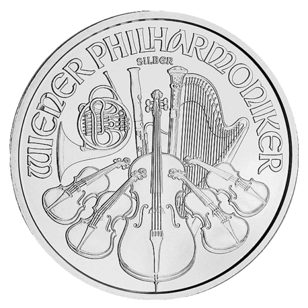 1 oz Austrian Silver Philharmonic Coin (Common Date)