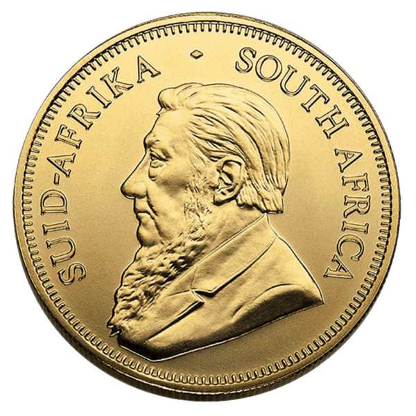 1 oz South African Gold Krugerrand Coin (Common Date) front