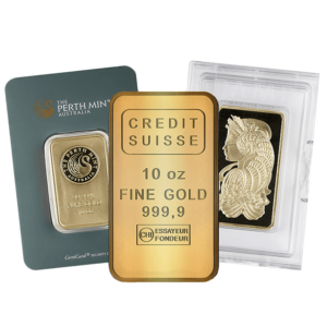 10 oz Gold Bar – Various Mints