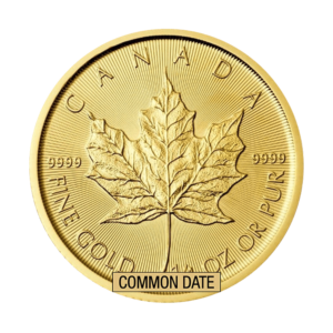 25-oz-Canadian-Gold-Maple-Leaf-Coin-Front