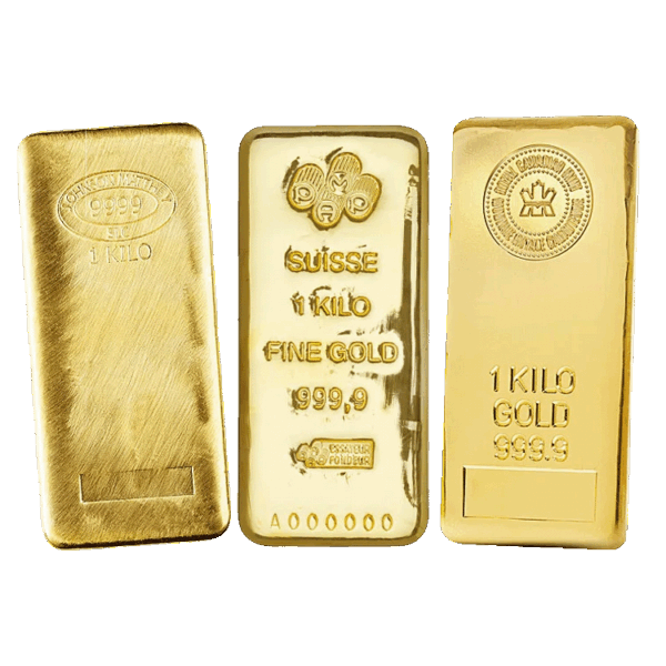 1 Kilo Gold Bar – Various Mints