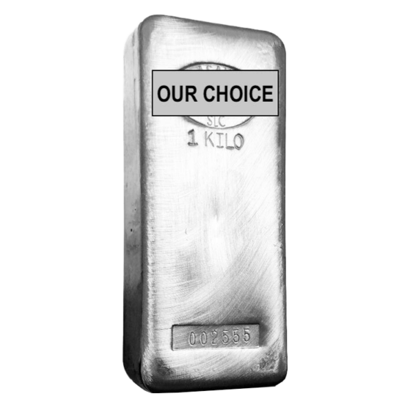 1 Kilo Silver Bar - Various Mints (32.15 troy oz)