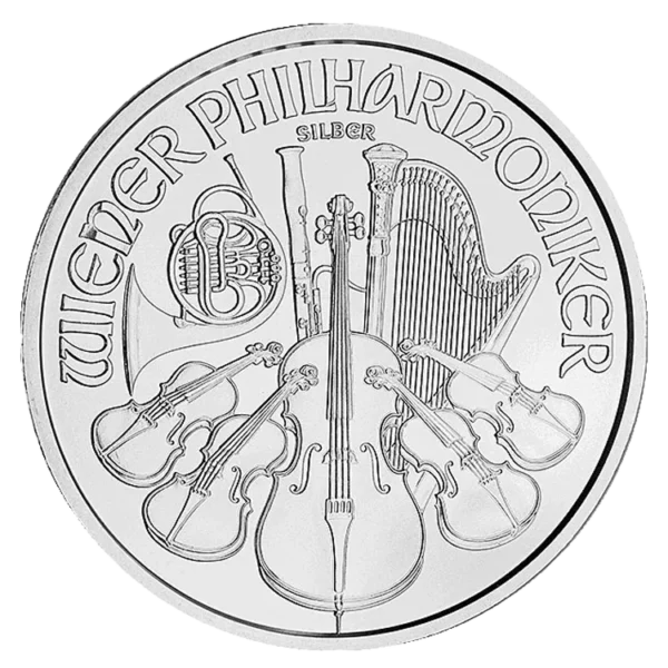 1 oz Austrian Silver Philharmonic Coin (Common Date)