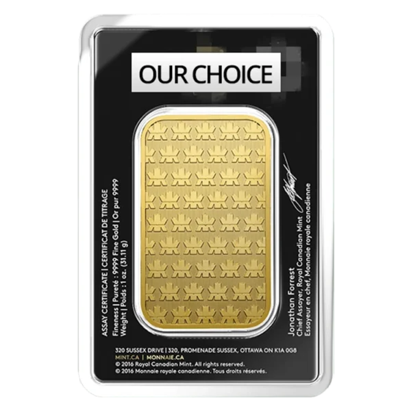 1 oz Gold Bar – Various Mints