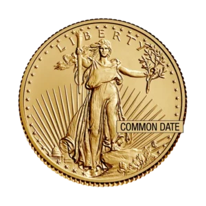 Divisible American Eagle coins offer an affordable way to invest in pure gold. These smaller weight coins contain 1/4 troy ounce of .999 fine gold and are fully backed by the U.S. Government. Years vary.