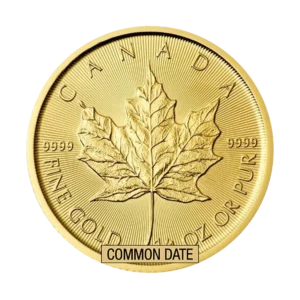 25-oz-Canadian-Gold-Maple-Leaf-Coin-Front