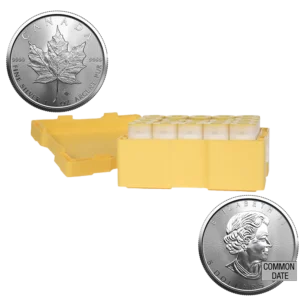 500 oz Sealed Mint Case Canadian Silver Maple Leaf
