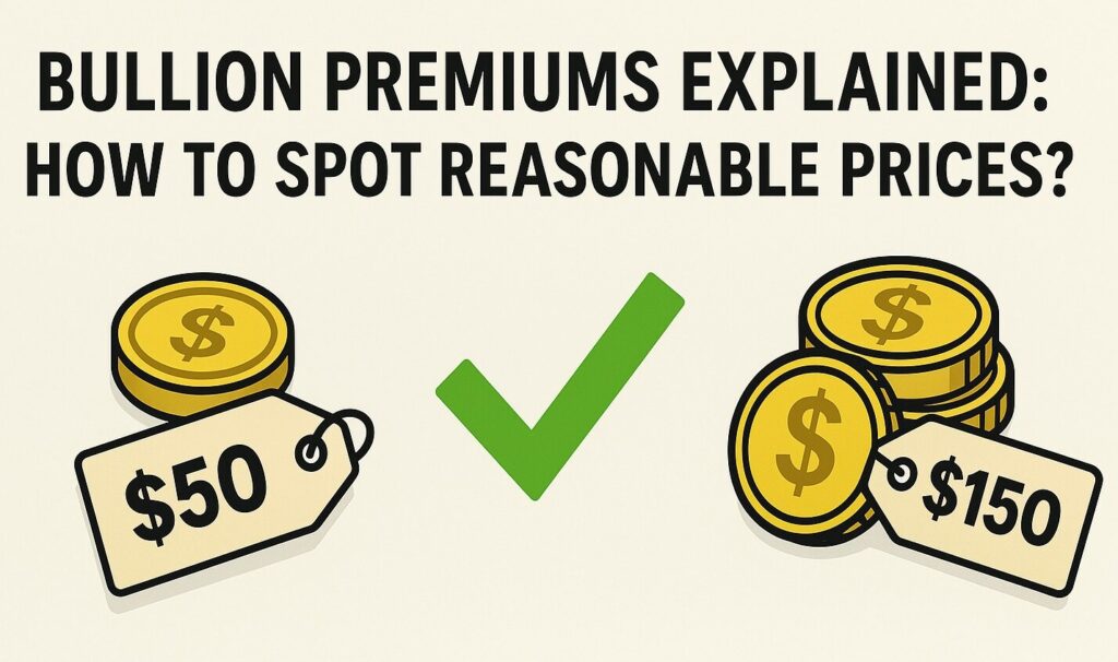 Bullion Premiums Explained: How to Spot Reasonable Prices?