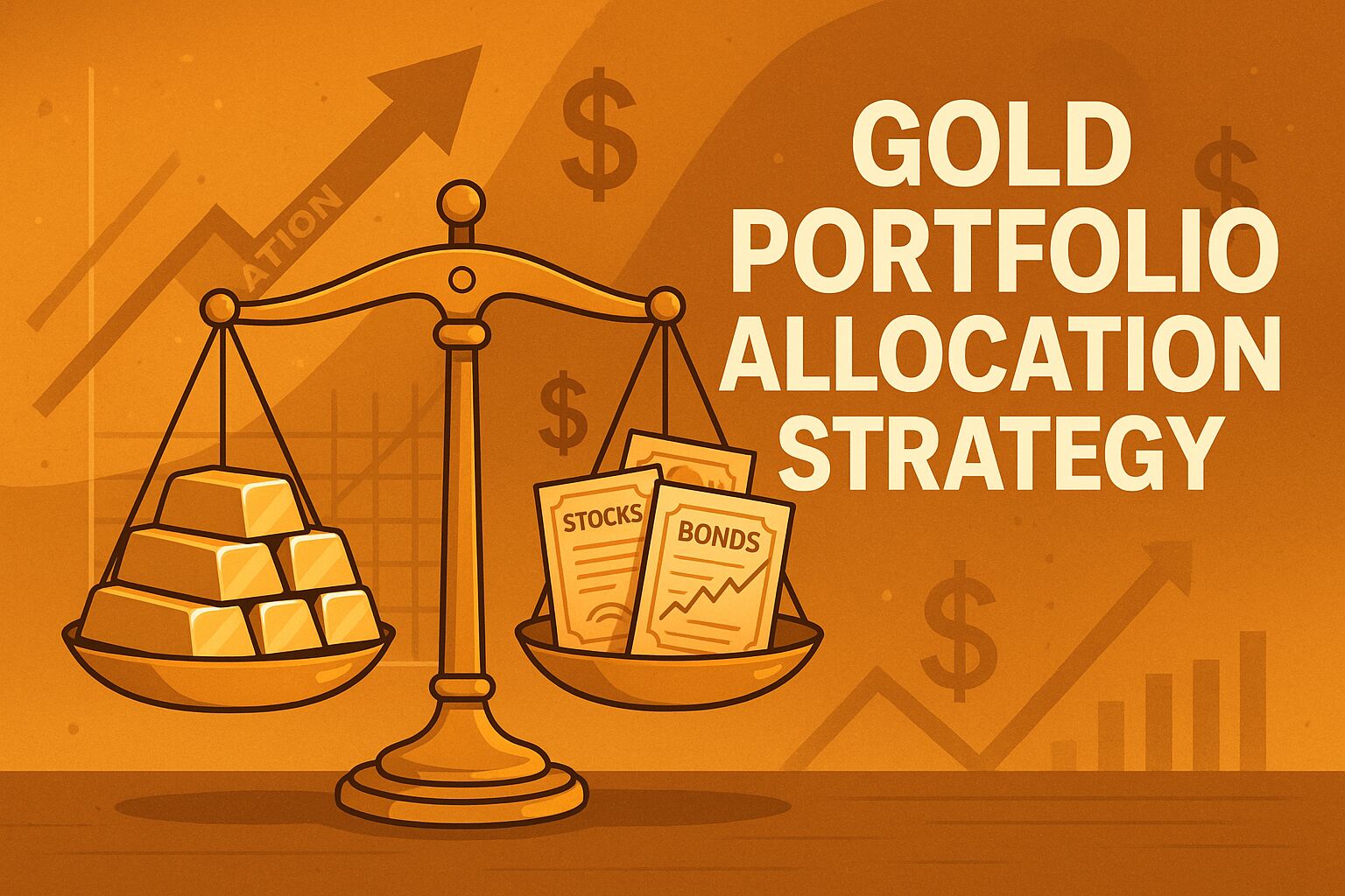 Gold vs. Stocks & Bonds: The Winning Gold Portfolio Allocation Strategy