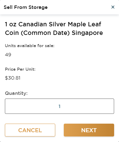 Enter the quantity, e.g. 1