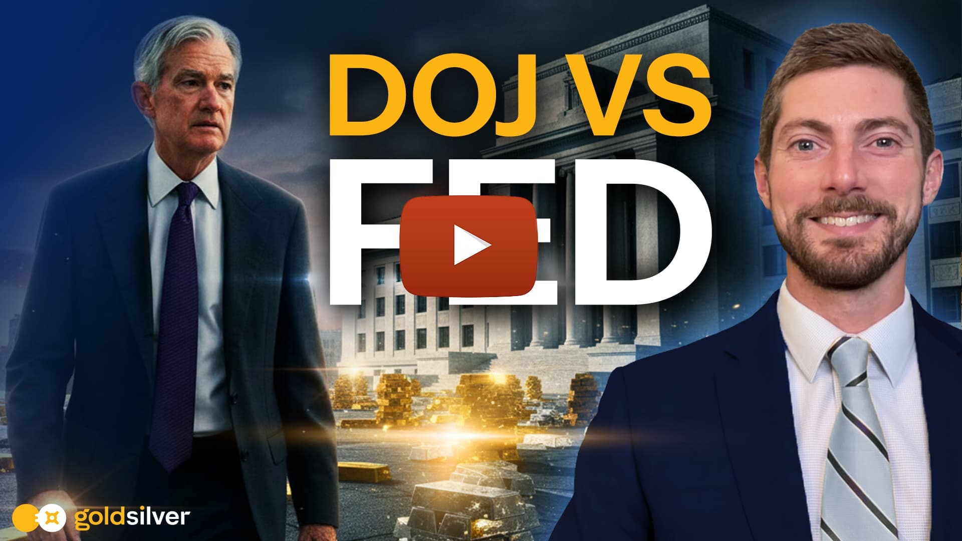 The DOJ vs. Jerome Powell — And Why Gold Is Responding