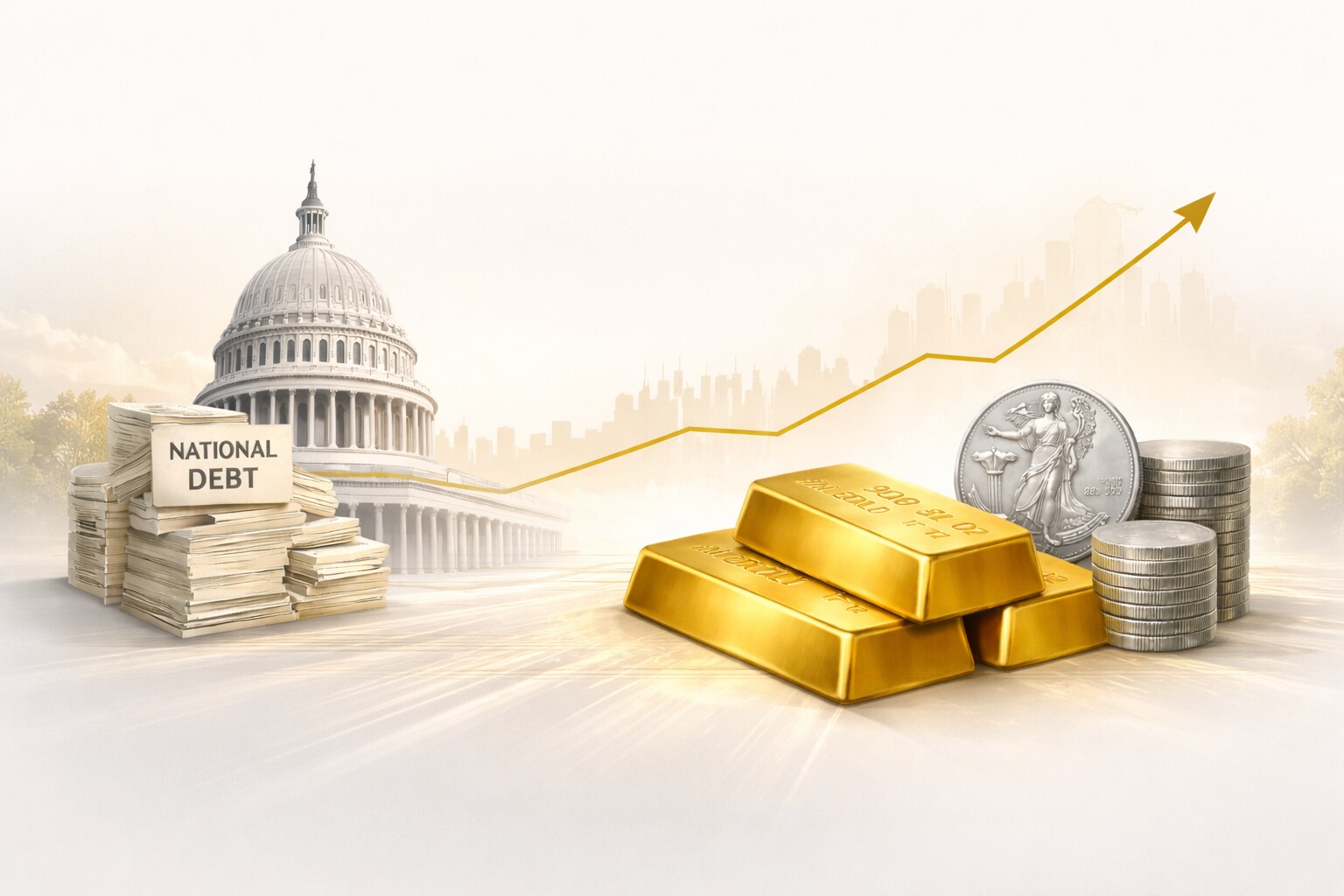 How Government Debt Affects Gold and Silver