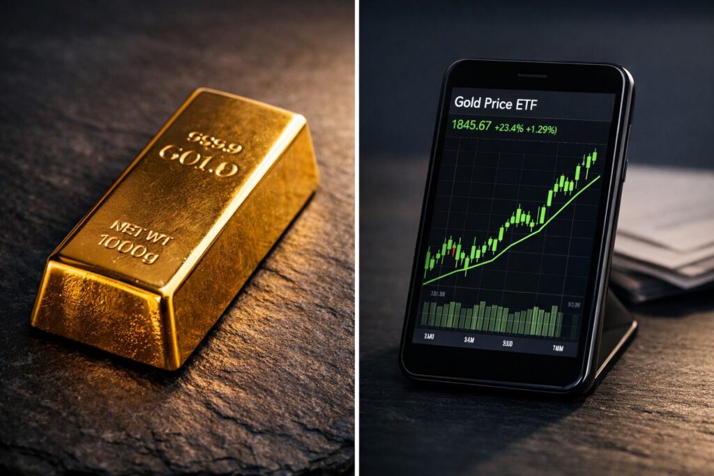 gold ETF vs physical gold