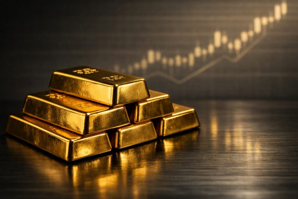 why gold is rising now