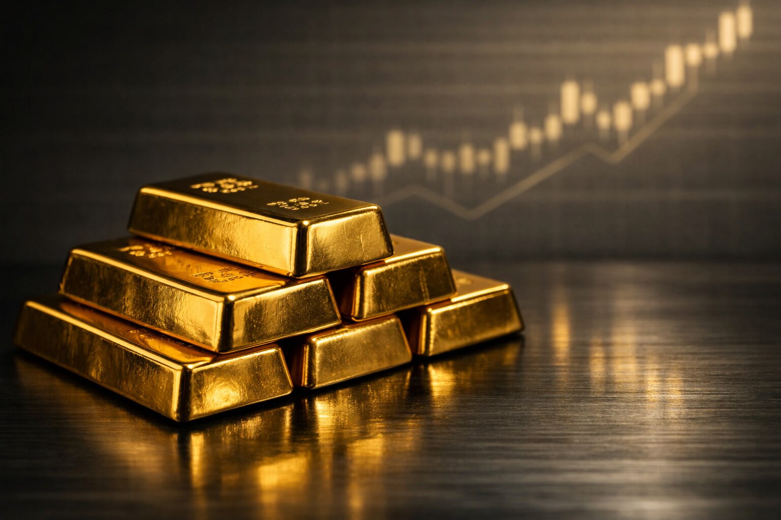 why gold is rising now