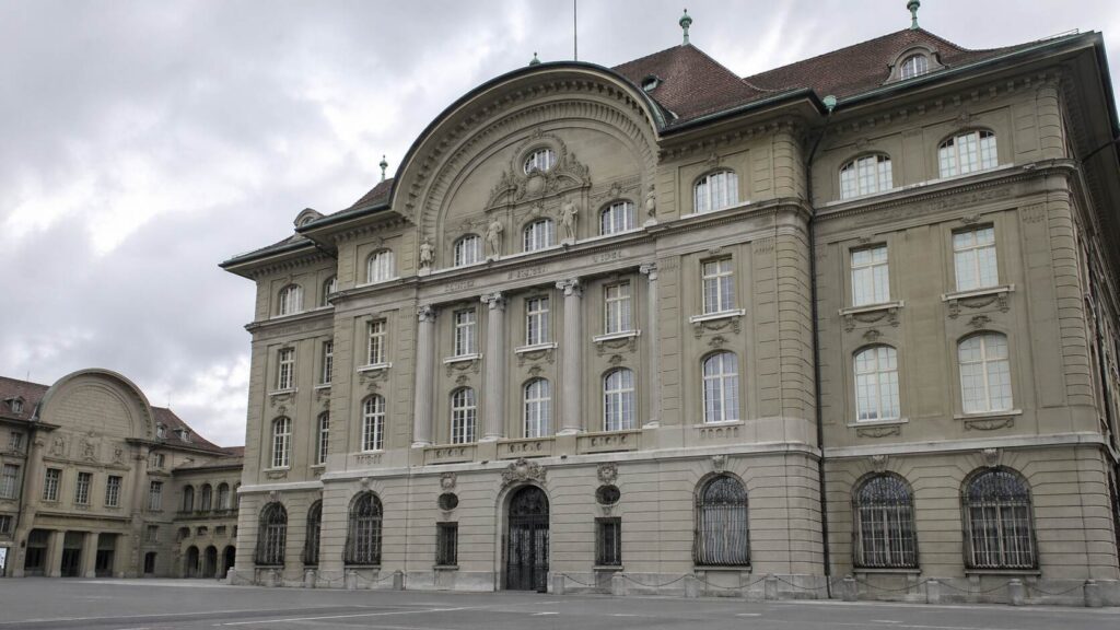 Swiss National Bank headquarters in Bern, Switzerland