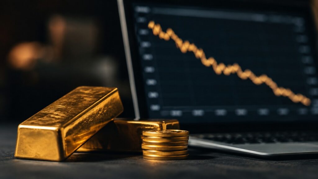 Gold is on track for its worst quarterly gold price decline since 2013 — down roughly 14% in Q2. Here's the mechanism behind the move and what it means for physical holders.