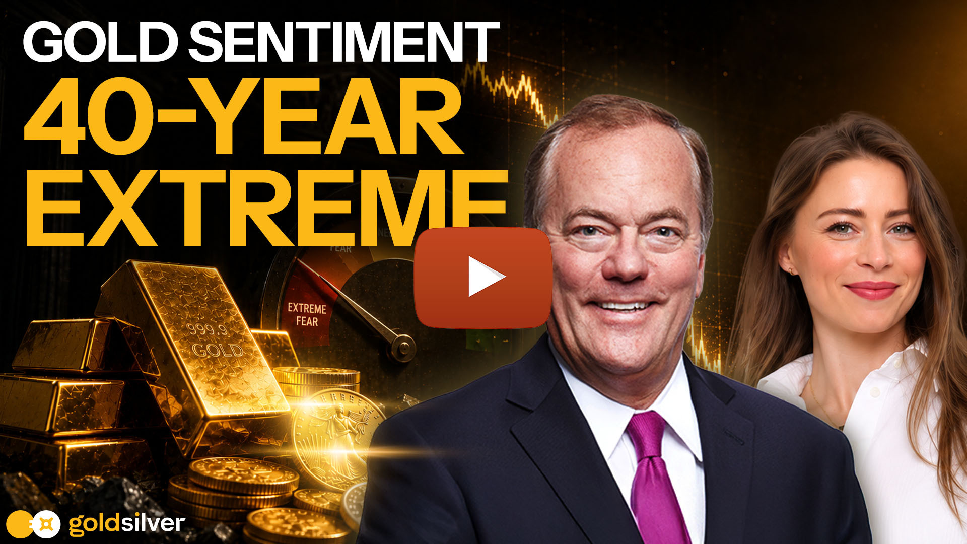 Is the gold bull market over? Trey Reik and Megan King Diaz discuss gold sentiment hitting a 40-year extreme on the GoldSilver Show