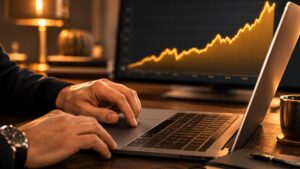 Gold price rising on CPI day as trader monitors market data — gold price CPI Fed reaction August 2026
